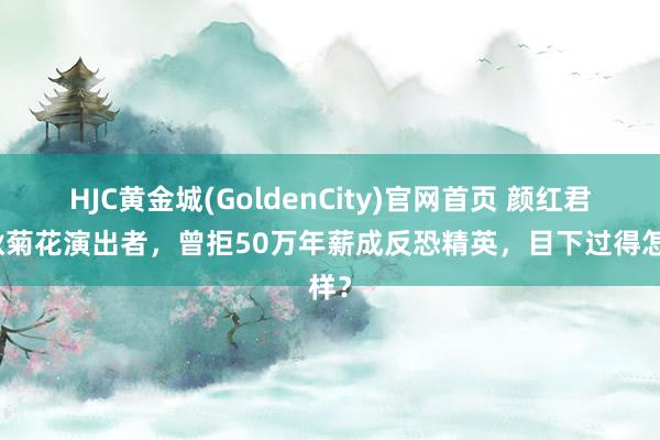 HJC黄金城(GoldenCity)官网首页 颜红君：耿菊花演出者，曾拒50万年薪成反恐精英，目下过得怎样？